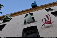 Photo by elki | San Francisco  falling furniture, san francisco